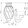 Измельчитель пищевых отходов OMOIKIRI NAGARE 500 4995060