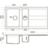 Мойка OMOIKIRI KITAGAWA 100-2-GB Artceramic/графит 4993805