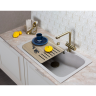 Смеситель OMOIKIRI Nagano-IB Indigo blue 4994433
