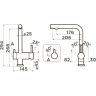 Смеситель OMOIKIRI NAGANO-PL-P латунь/платина 4974064